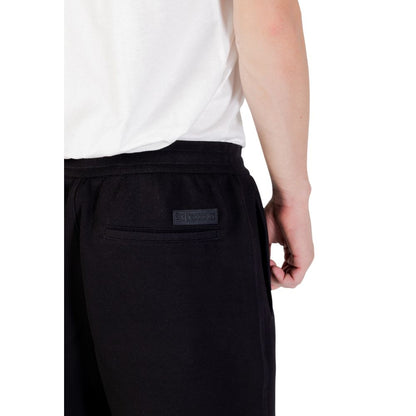 Pantalones deportivos Armani Exchange de algodón negro