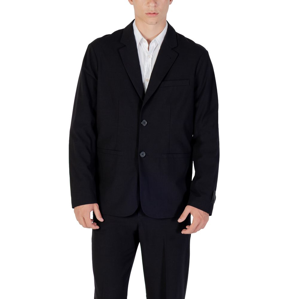 Men's Armani Exchange Black Lyocell Blazer