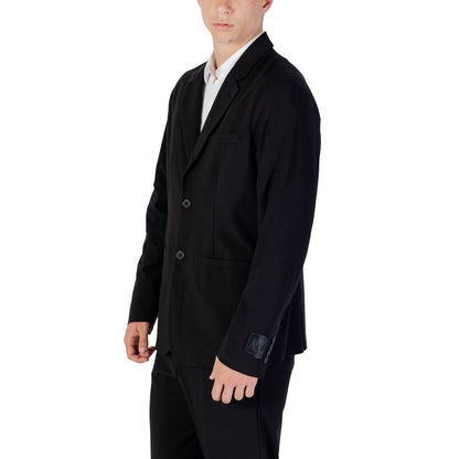 Men's Armani Exchange Black Lyocell Blazer