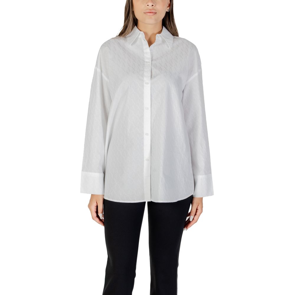 Blusa Blanca de Algodón Armani Exchange