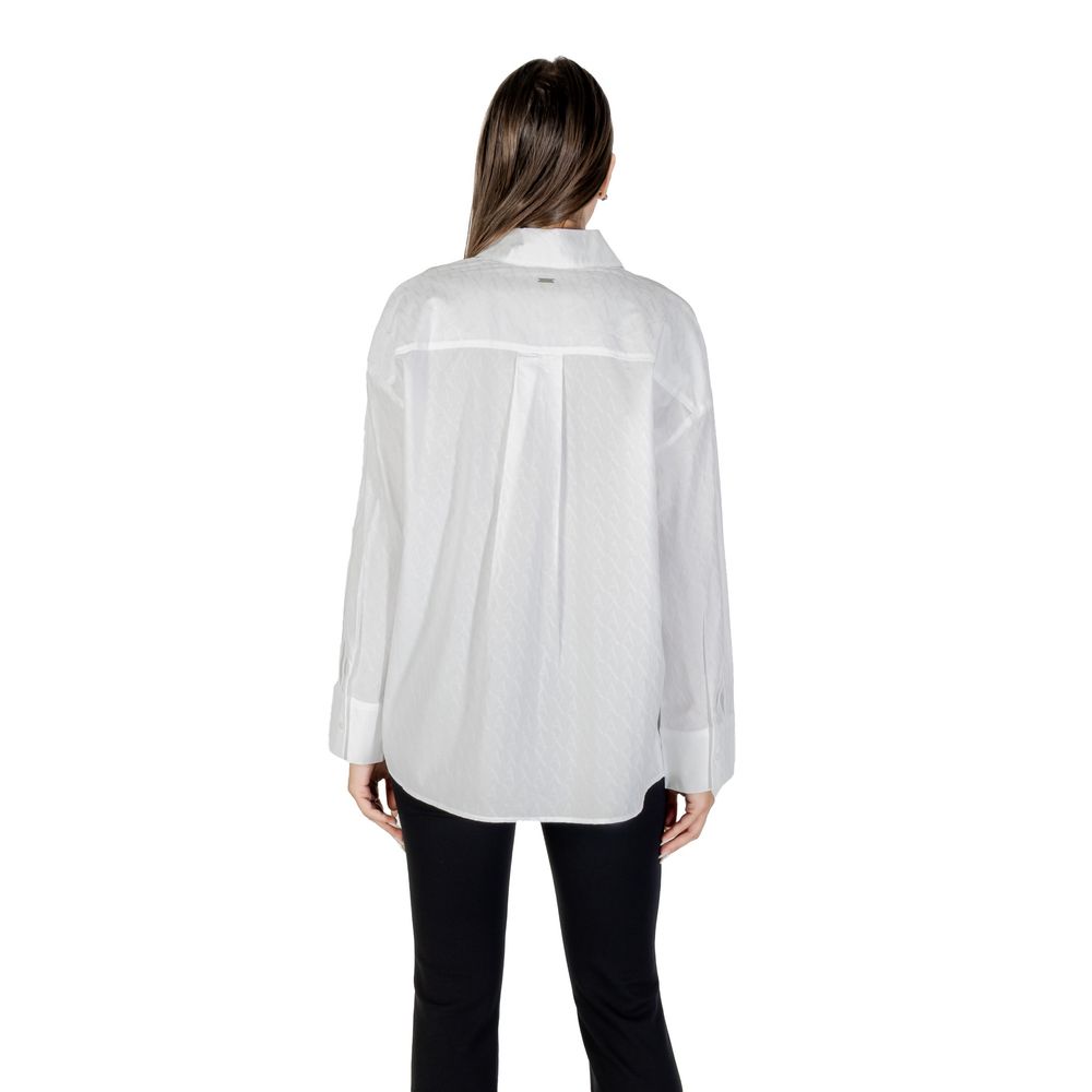 Blusa Blanca de Algodón Armani Exchange