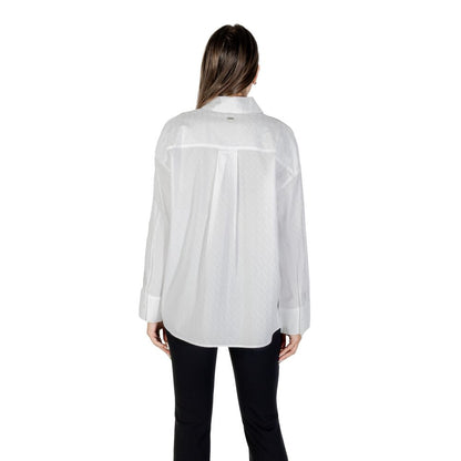 Blusa Blanca de Algodón Armani Exchange