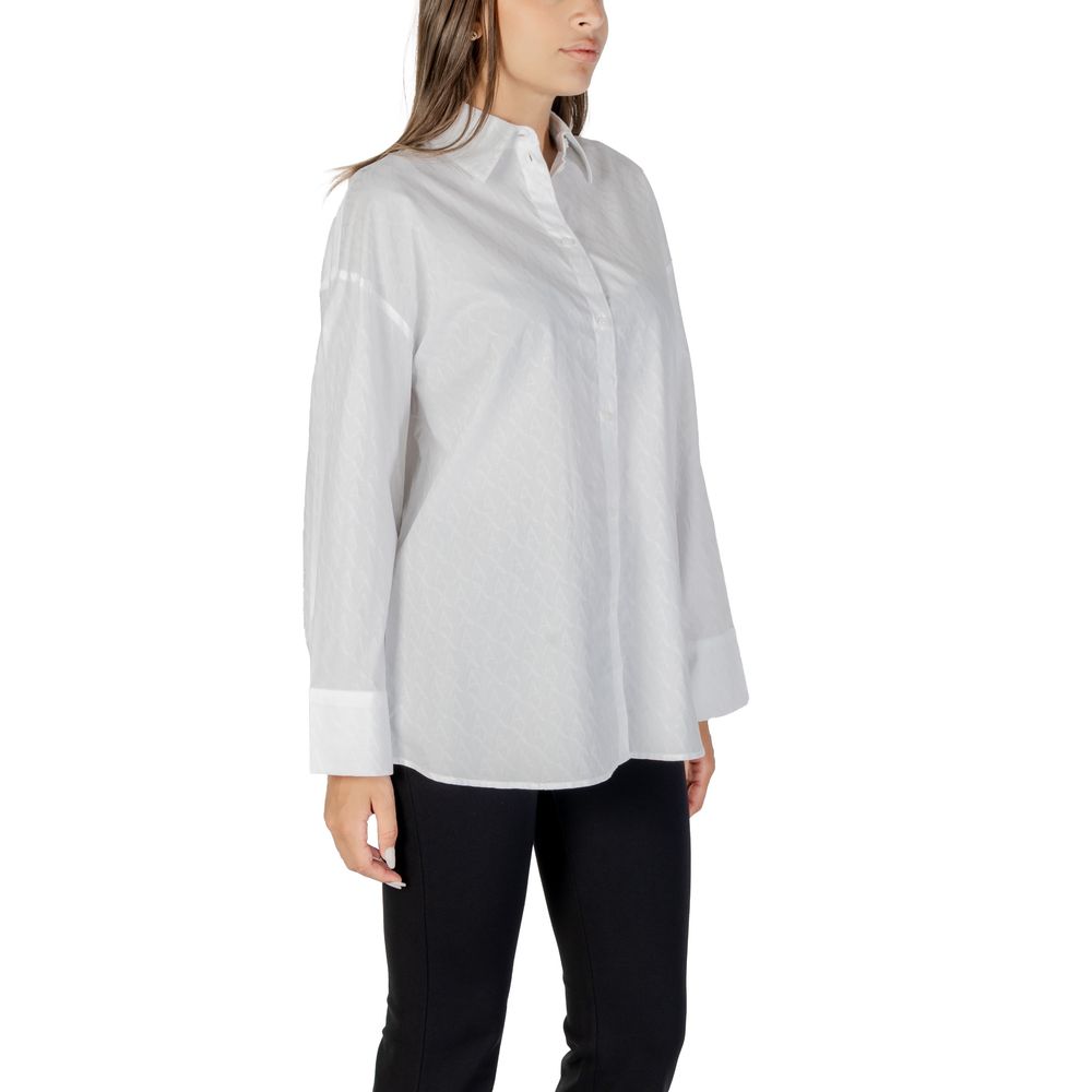 Blusa Blanca de Algodón Armani Exchange