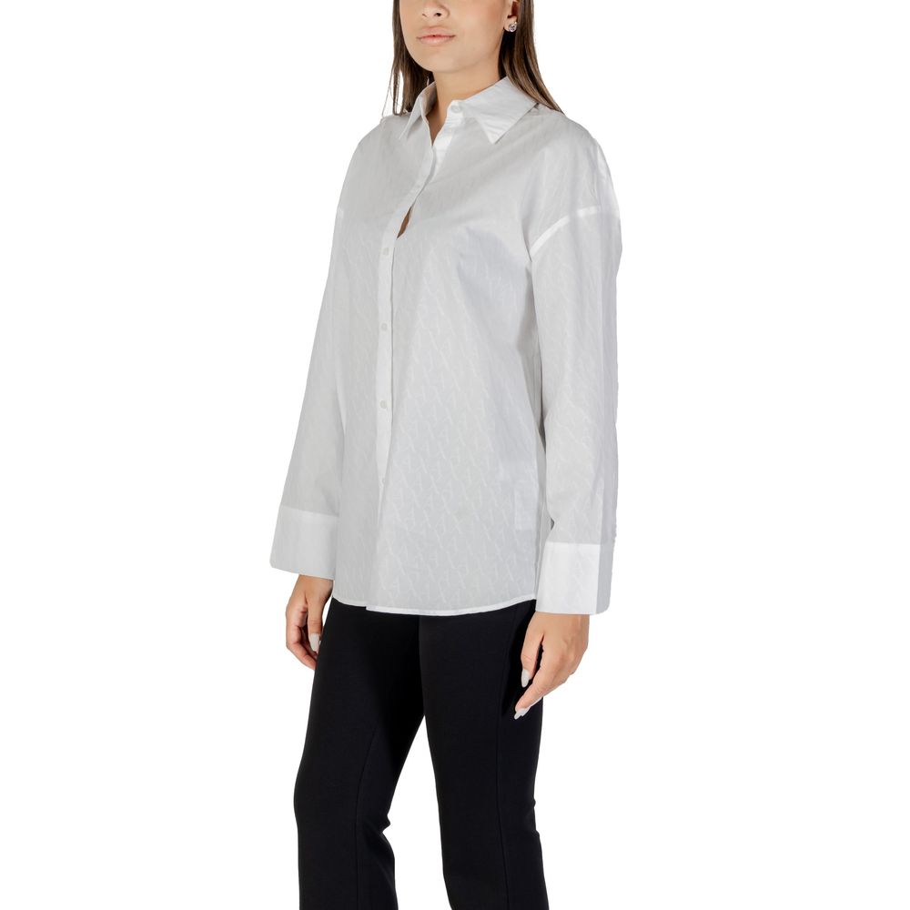 Blusa Blanca de Algodón Armani Exchange