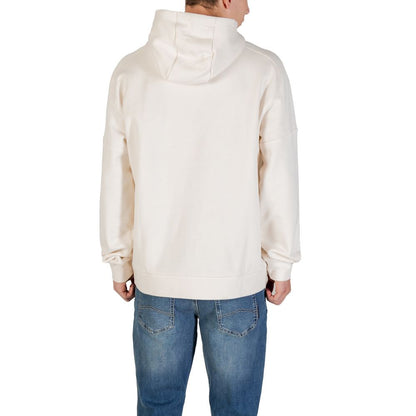 Sudadera EA7 Emporio Armani de algodón en blanco y negro