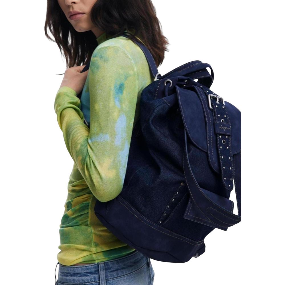 Sac à dos Desigual bleu en polyéthylène