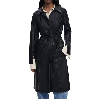 Abrigo Desigual De Polietileno Negro - Ref Chaq Lilly