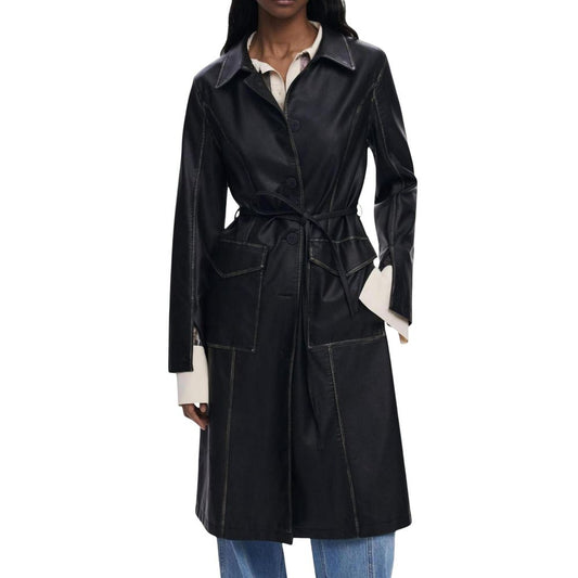 Abrigo Desigual De Polietileno Negro - Ref Chaq Lilly
