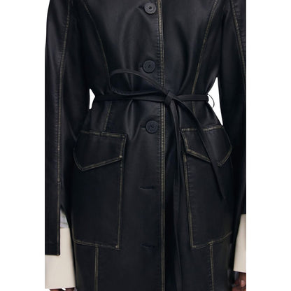 Abrigo Desigual De Polietileno Negro - Ref Chaq Lilly