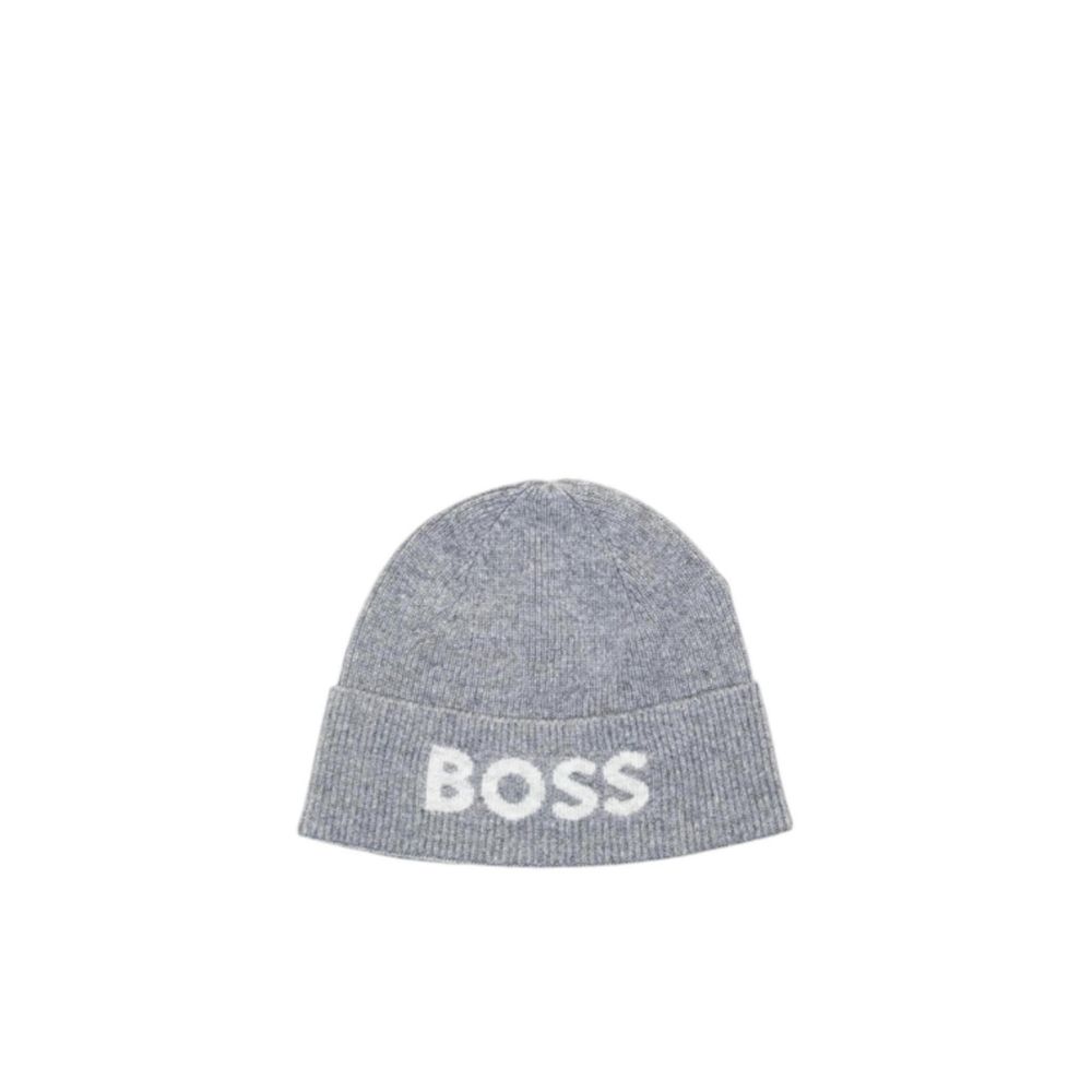 Gorra Hugo Boss gris de poliamida reciclada (gorra de béisbol)