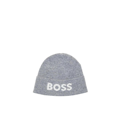 Gorra Hugo Boss gris de poliamida reciclada (gorra de béisbol)