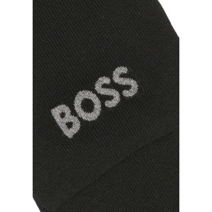 Bufanda de poliacrílico negra Hugo Boss