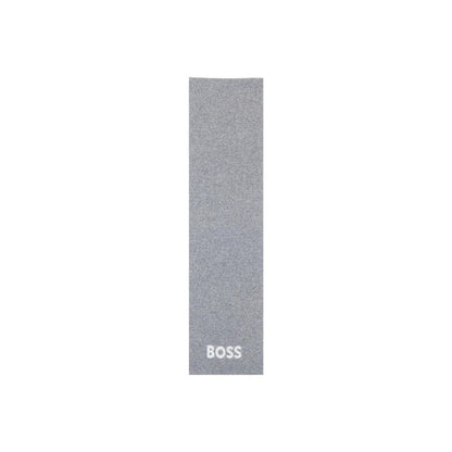 Bufanda de poliacrílico gris de Hugo Boss
