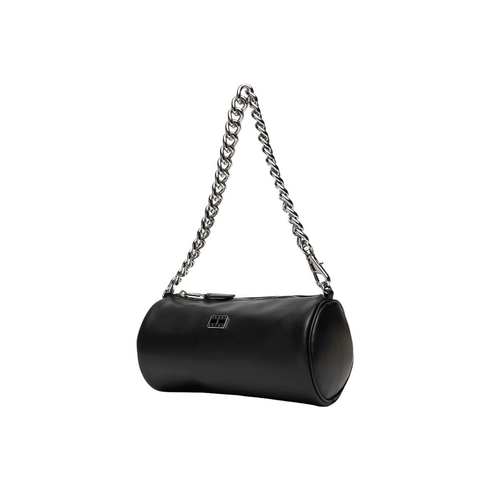 Bolso de mano Tommy Hilfiger Jeans de piel sintética negra