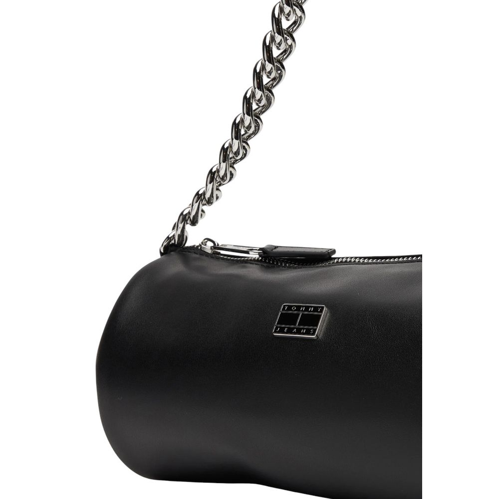 Bolso de mano Tommy Hilfiger Jeans de piel sintética negra