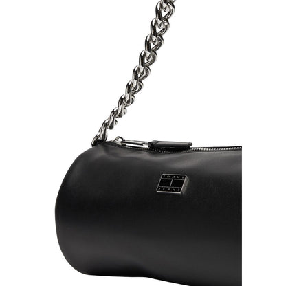 Bolso de mano Tommy Hilfiger Jeans de piel sintética negra