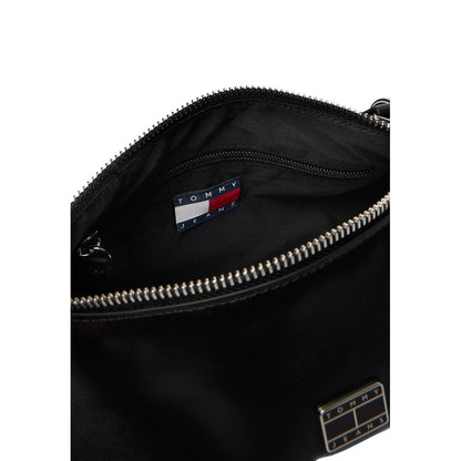 Bolso de mano Tommy Hilfiger Jeans de piel sintética negra