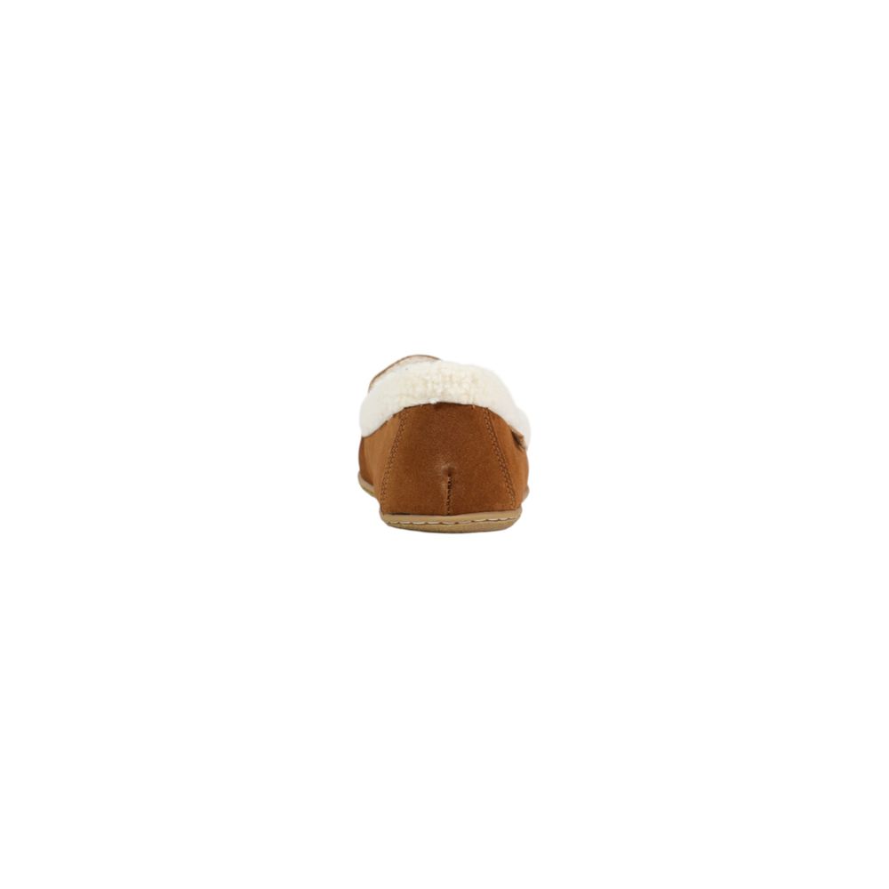 Pantoufles Ralph Lauren en Daim Marron Modèle Collins RF103843