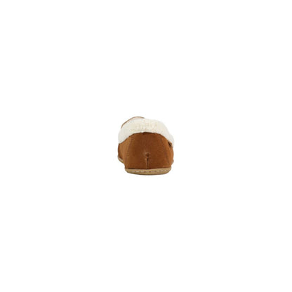 Pantoufles Ralph Lauren en Daim Marron Modèle Collins RF103843