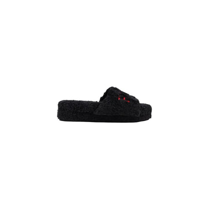 Ralph Lauren Black Robin Platform House Slippers