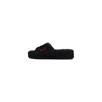 Ralph Lauren Black Robin Platform House Slippers