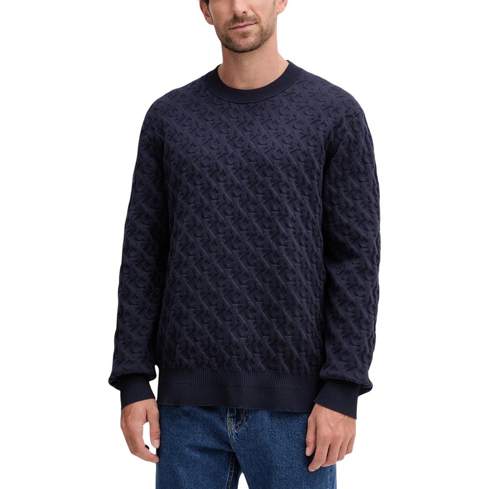 Sudadera Hombre Calvin Klein Jeans De Algodón Azul