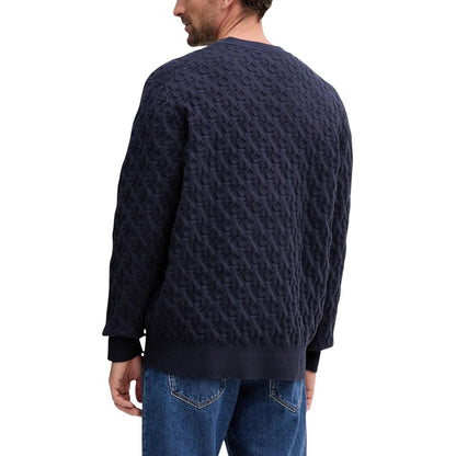 Sudadera Hombre Calvin Klein Jeans De Algodón Azul
