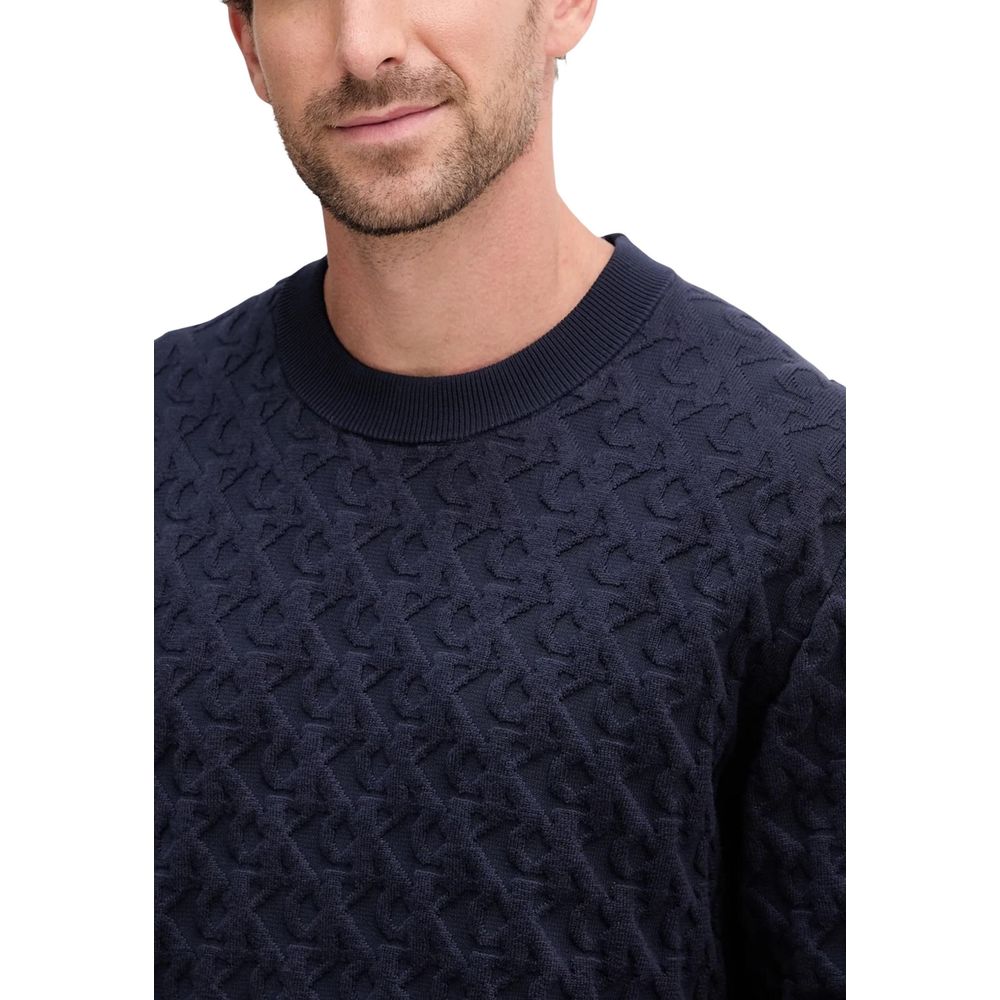 Sudadera Hombre Calvin Klein Jeans De Algodón Azul