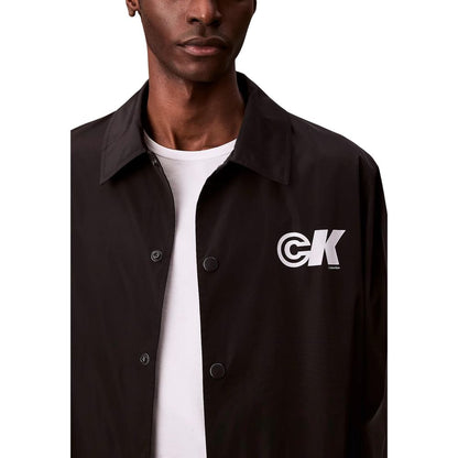 Chaqueta Calvin Klein Jeans de poliéster negro
