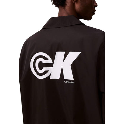 Chaqueta Calvin Klein Jeans de poliéster negro