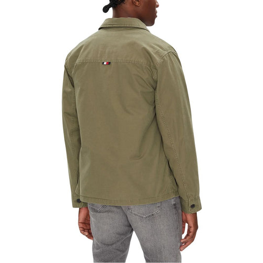 Abrigo Bicolor Tommy Hilfiger De Algodón Regenerado Mw0mw39634