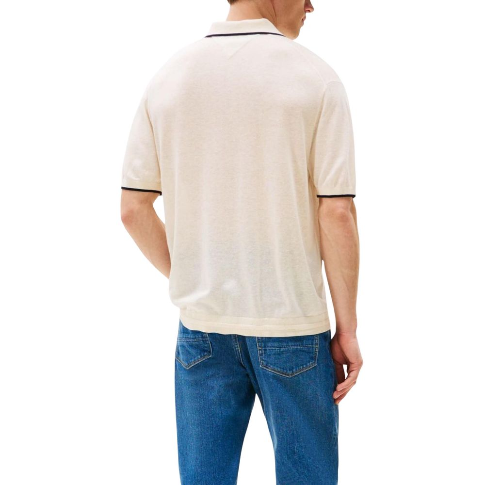 T-shirt Tommy Hilfiger en lyocell respirant beige
