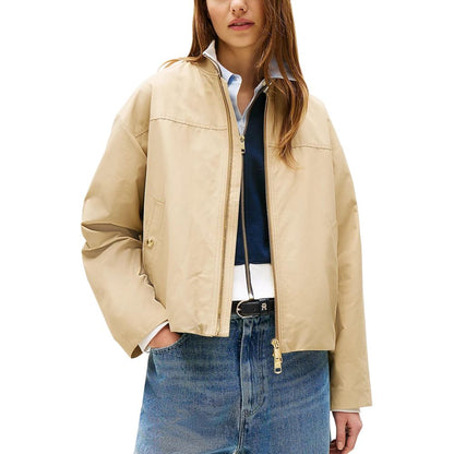 Cazadora de algodón beige Tommy Hilfiger
