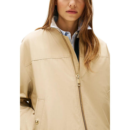 Cazadora de algodón beige Tommy Hilfiger