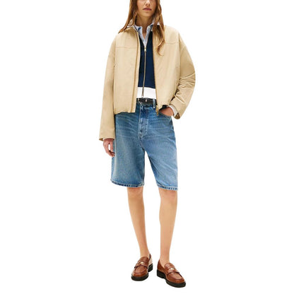 Cazadora de algodón beige Tommy Hilfiger