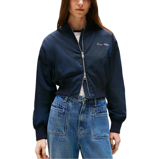 Bomber Tommy Hilfiger azul de poliéster reciclado
