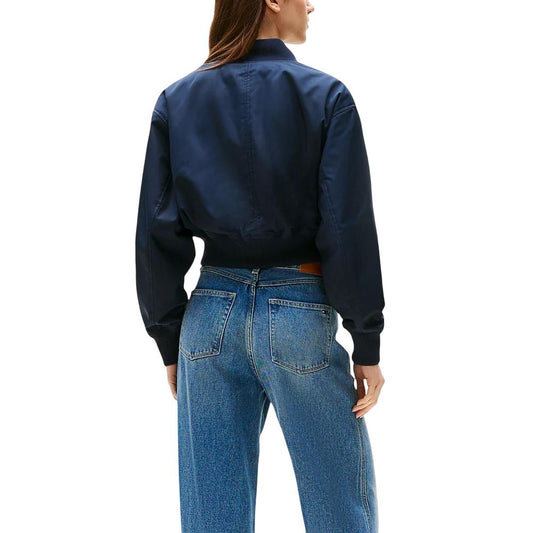 Bomber Tommy Hilfiger azul de poliéster reciclado