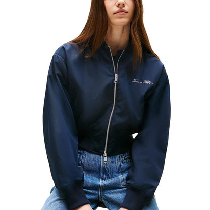 Bomber Tommy Hilfiger azul de poliéster reciclado