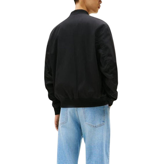 Tommy Hilfiger Jeans Chaqueta Bomber de Algodón Reciclado Negra