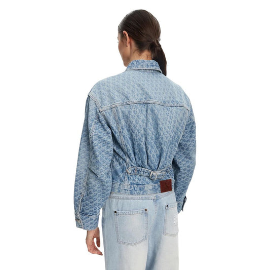 Chaqueta vaquera de algodón azul claro Calvin Klein Jeans