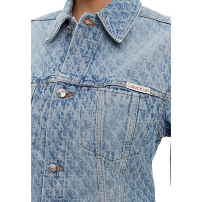 Chaqueta vaquera de algodón azul claro Calvin Klein Jeans