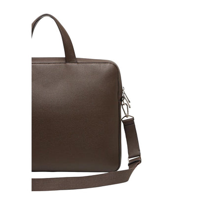 Mallette Calvin Klein en polyéthylène marron pour ordinateurs portables fins