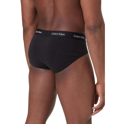 Calvin Klein Briefs De Algodón Negro Para Uso Cotidiano