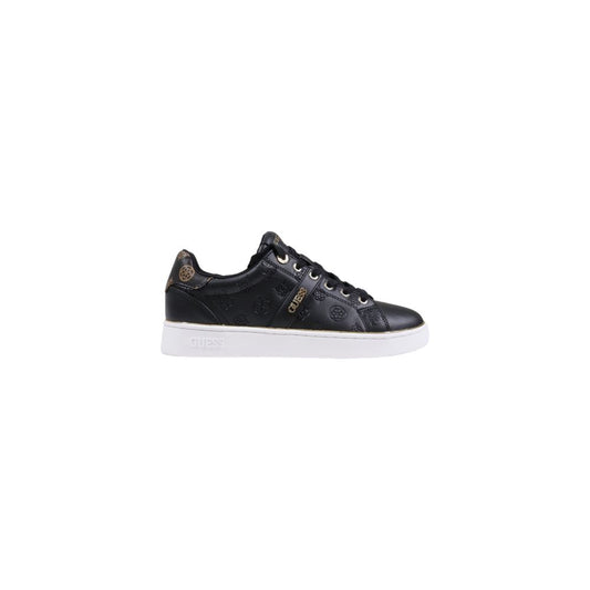 Zapatillas bajas de polietileno negras Guess