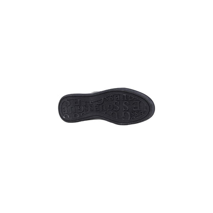Zapatillas de plataforma de polietileno negras Guess