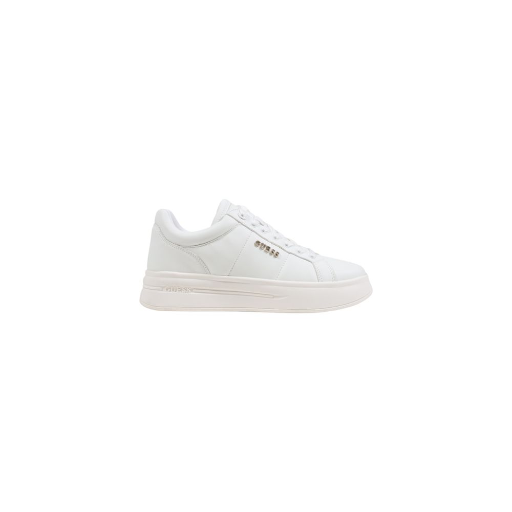 Zapatillas Guess de plataforma de polietileno blancas