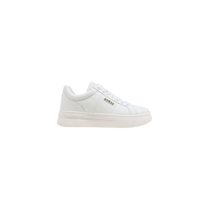 Zapatillas Guess de plataforma de polietileno blancas