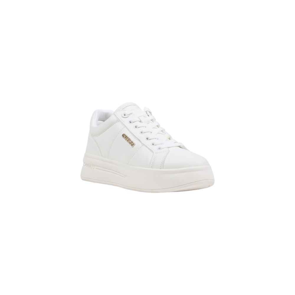 Zapatillas Guess de plataforma de polietileno blancas