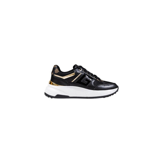 Zapatillas gruesas de polietileno negro Guess