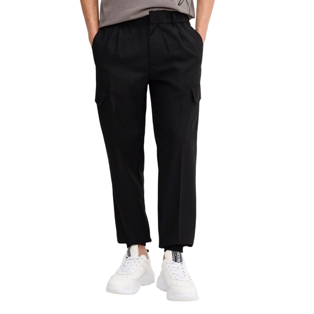 Pantalones Casuales Armani Exchange de Poliéster Negros